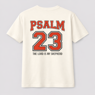 Psalm 23 Varsity T-Shirt | Cream