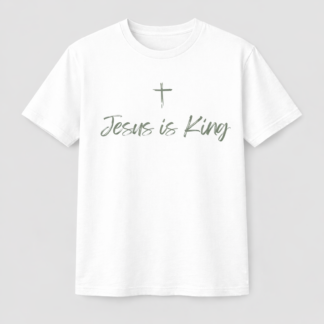 Jesus is King T-Shirt | White