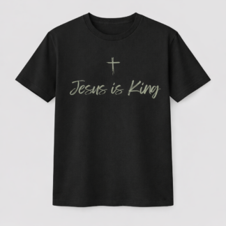 Jesus is King T-Shirt | Black